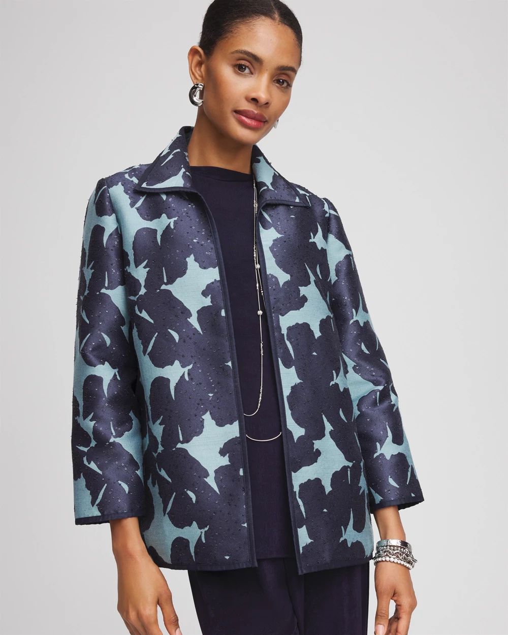 Travelers™ Collection Jacquard Jacket | Chico's